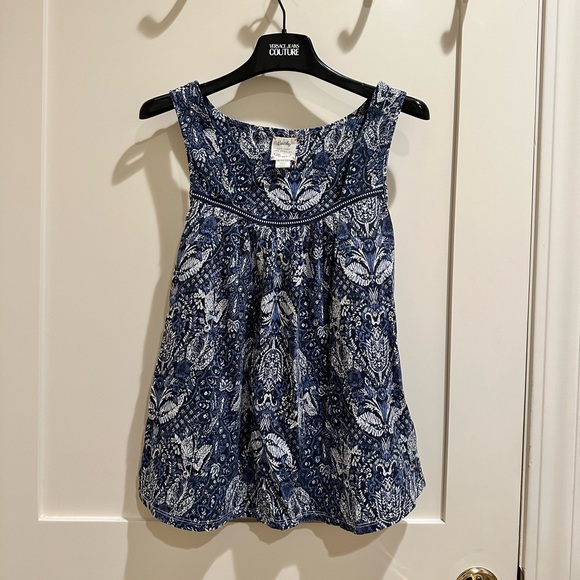 Lucky Brand boho floral paisley XL tank top - Picture 1 of 4